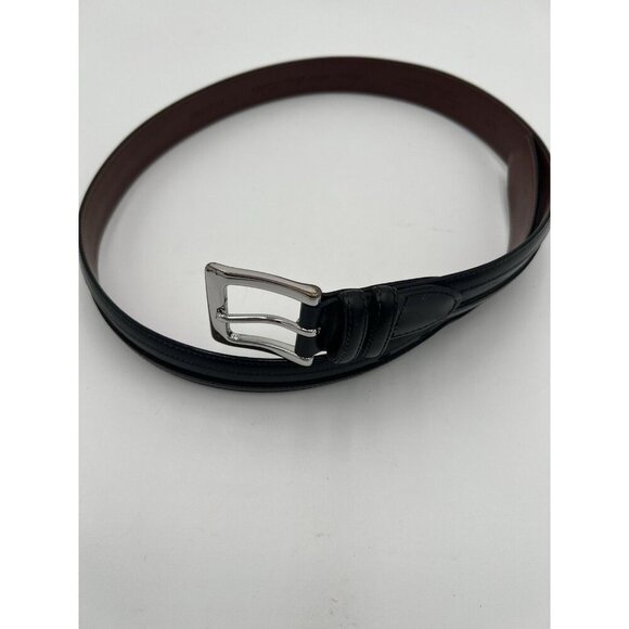 Daniel Cremieux Signature Collection Black Cowhide Belt Men Size 42 S85BX101 - Picture 2 of 10